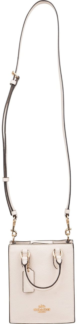 Coach Pebbled Dempsey Mini North South Tote Crossbody Handbag Divers