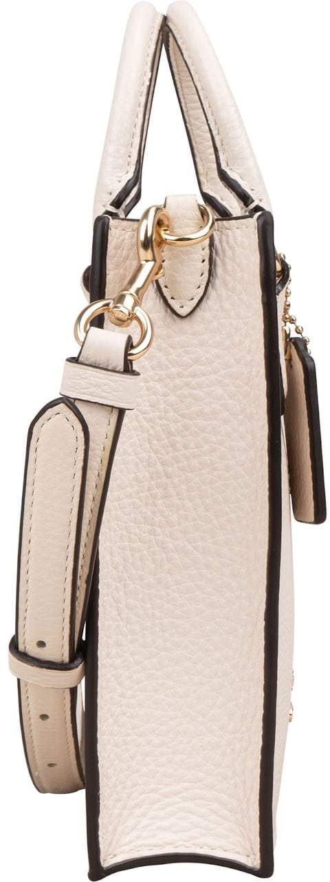 Coach Pebbled Dempsey Mini North South Tote Crossbody Handbag Divers