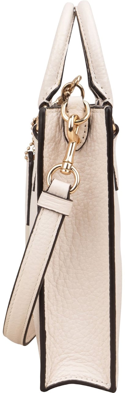 Coach Pebbled Dempsey Mini North South Tote Crossbody Handbag Divers