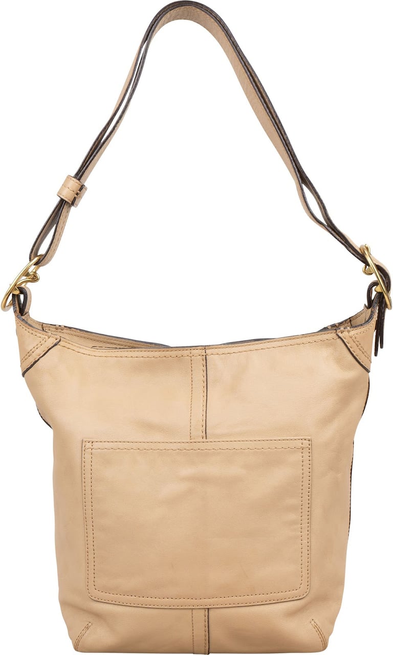 Coach Coach Legacy Leather Duffle Shoulder Bag Beige