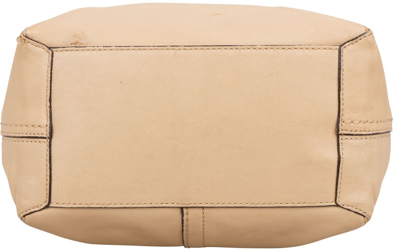 Coach Coach Legacy Leather Duffle Shoulder Bag Beige