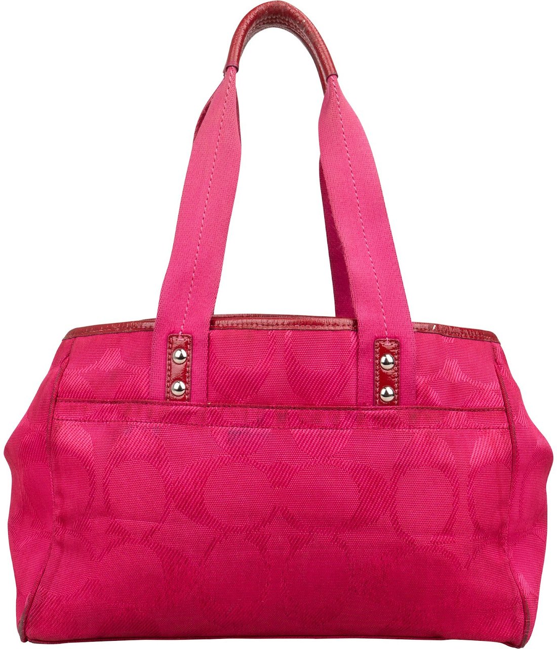 Coach Monogram Optic Signature Fabric Satchel Shoulder Bag Roze