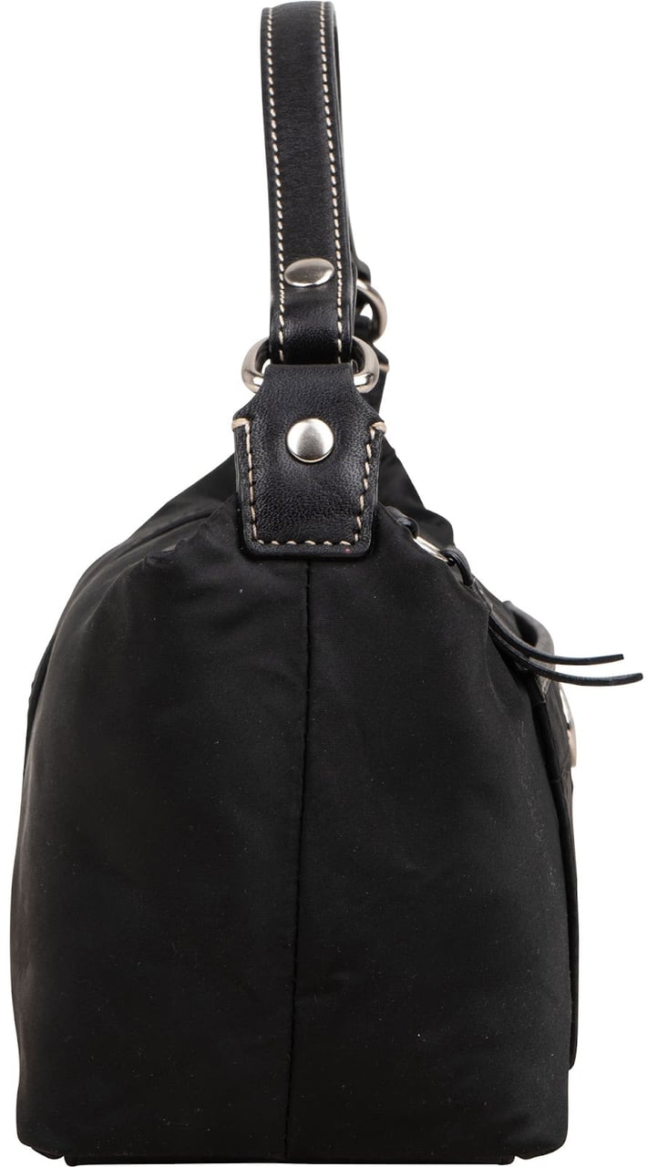 Coach Nylon Hampton Demi Mini Handbag Zwart