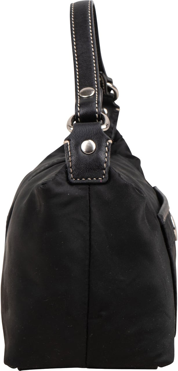Coach Nylon Hampton Demi Mini Handbag Zwart