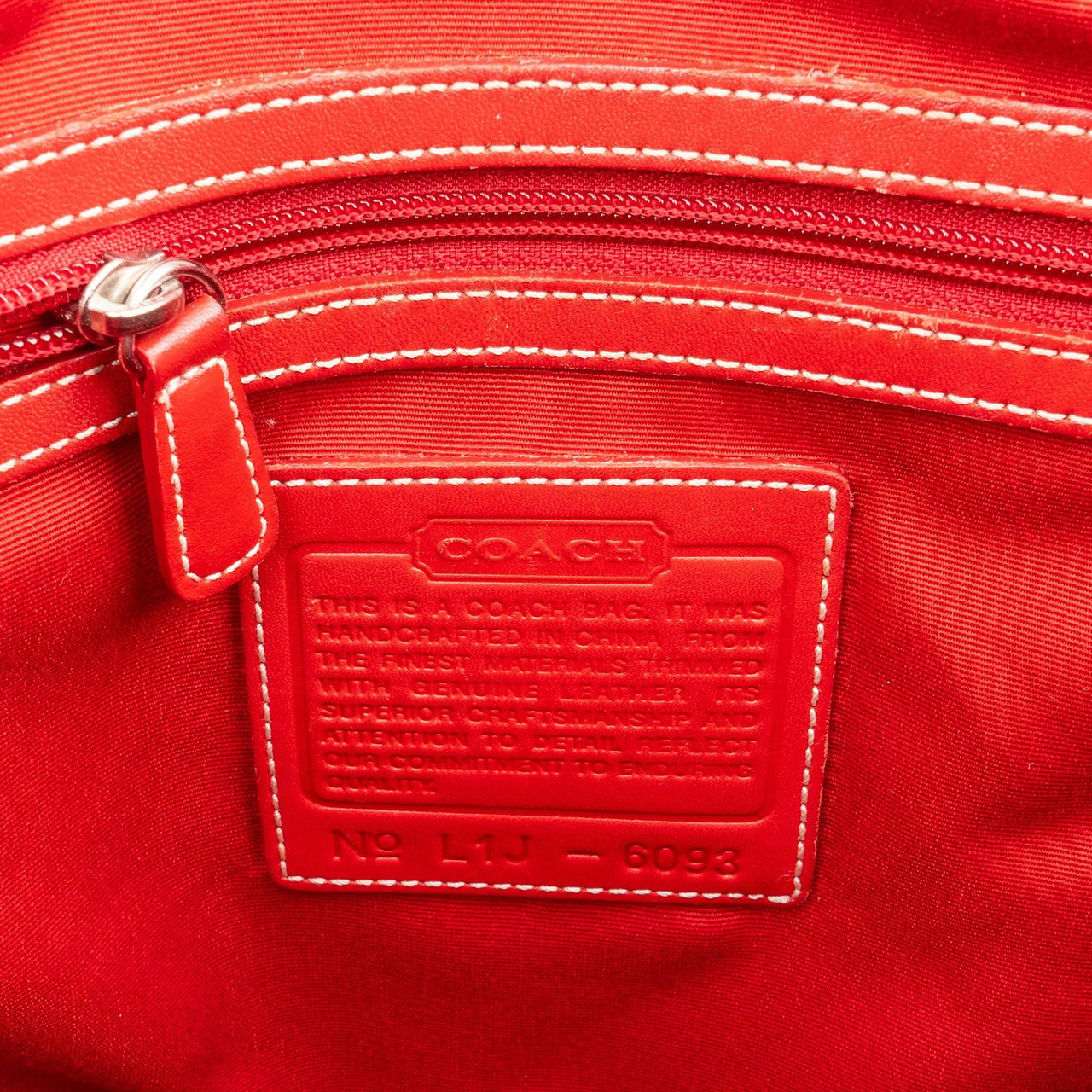 Coach Monogram Signature Canvas Optic Tote Handbag Divers