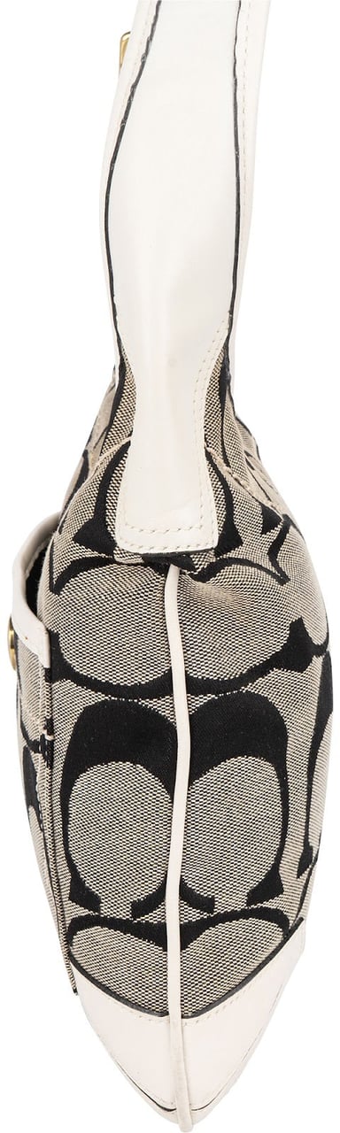Coach Coach Monogram Signature Duffle Crossbody Bag Zwart