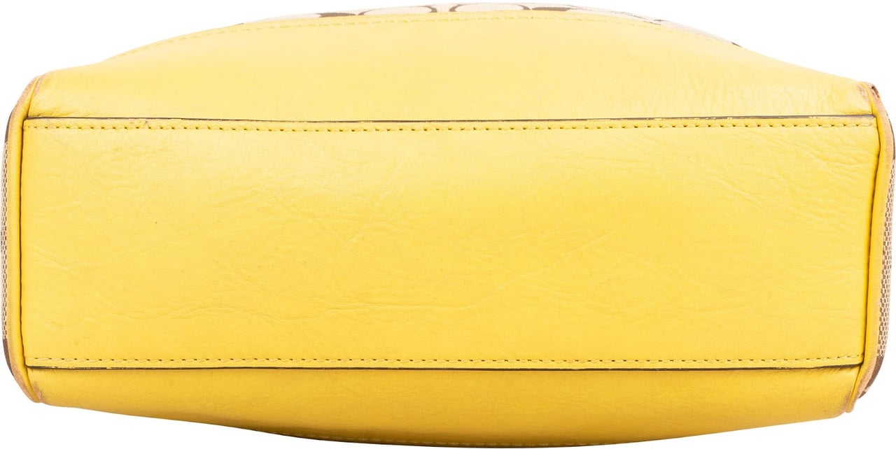 Coach Coach Monogram Signature Canvas  Carryall Handbag Bruin