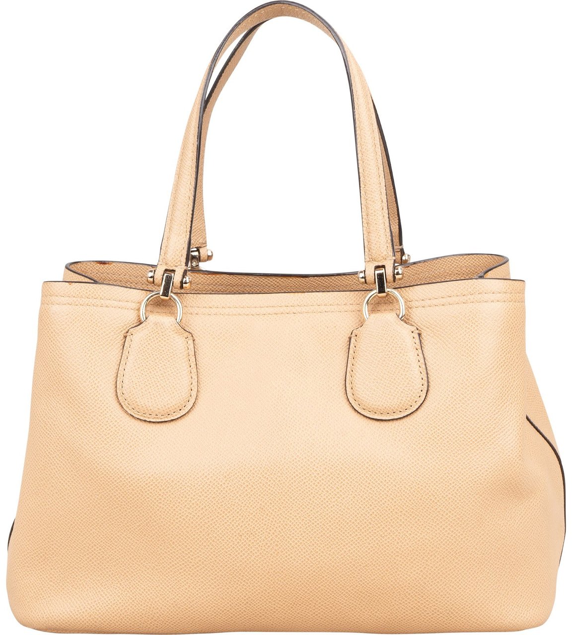 Coach Crossgrain Small Margot Carryall Handbag Beige