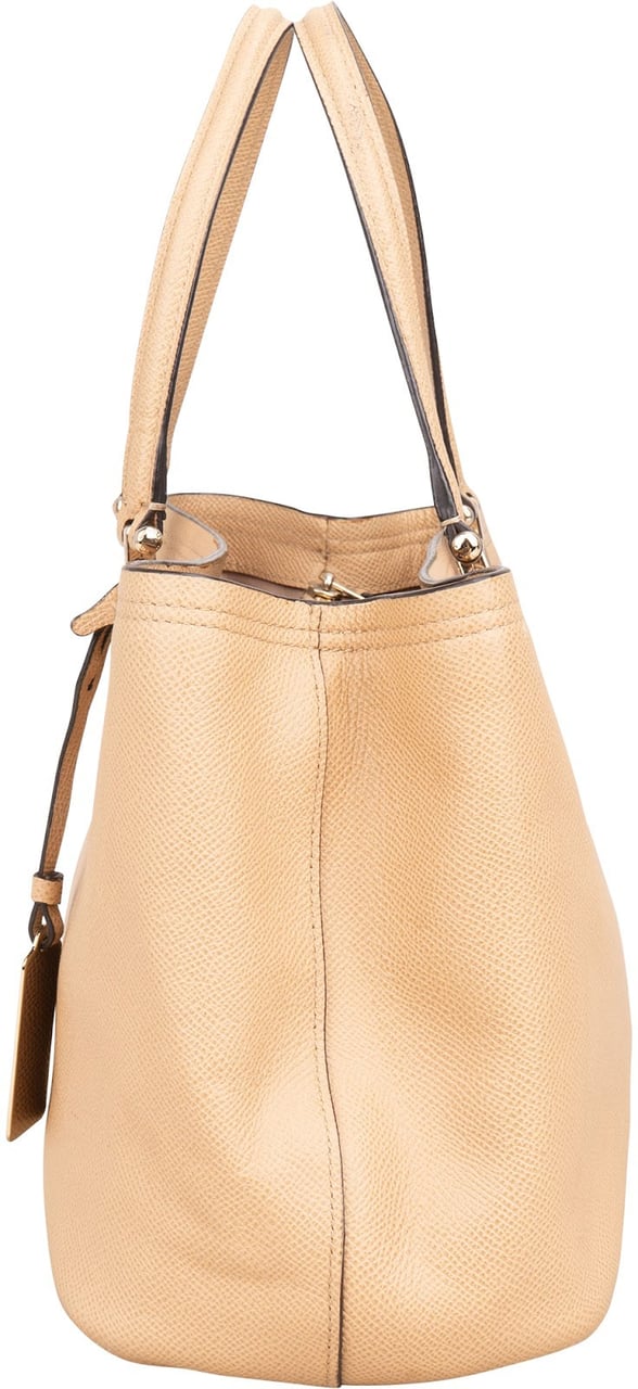 Coach Crossgrain Small Margot Carryall Handbag Beige