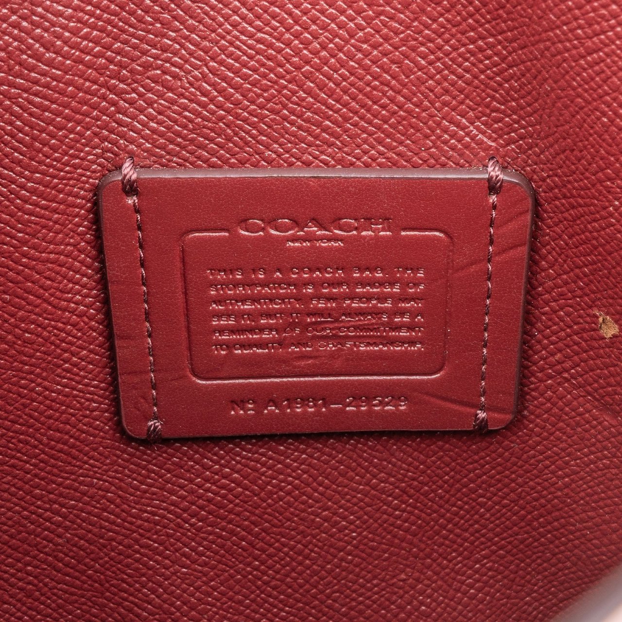 Coach Coach Pebbled Leather Charlie Carryall Handbag Rood