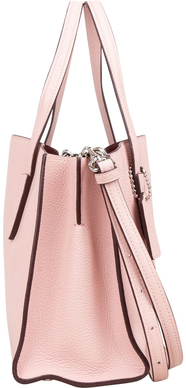 Coach Coach Pebbled Leather Charlie Carryall Handbag Rood