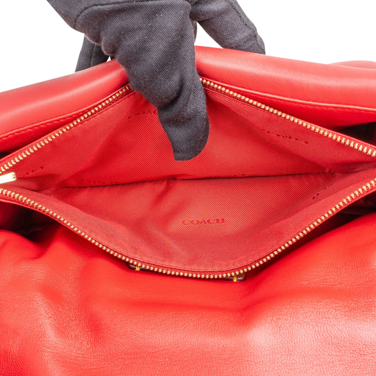 Coach Soft Leather Pillow Tabby Shoulder Bag 26 Shoulder Bag Rood