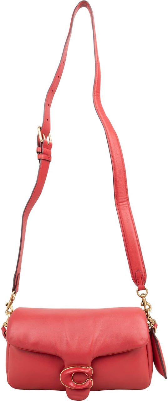 Coach Soft Leather Pillow Tabby Shoulder Bag 26 Shoulder Bag Rood