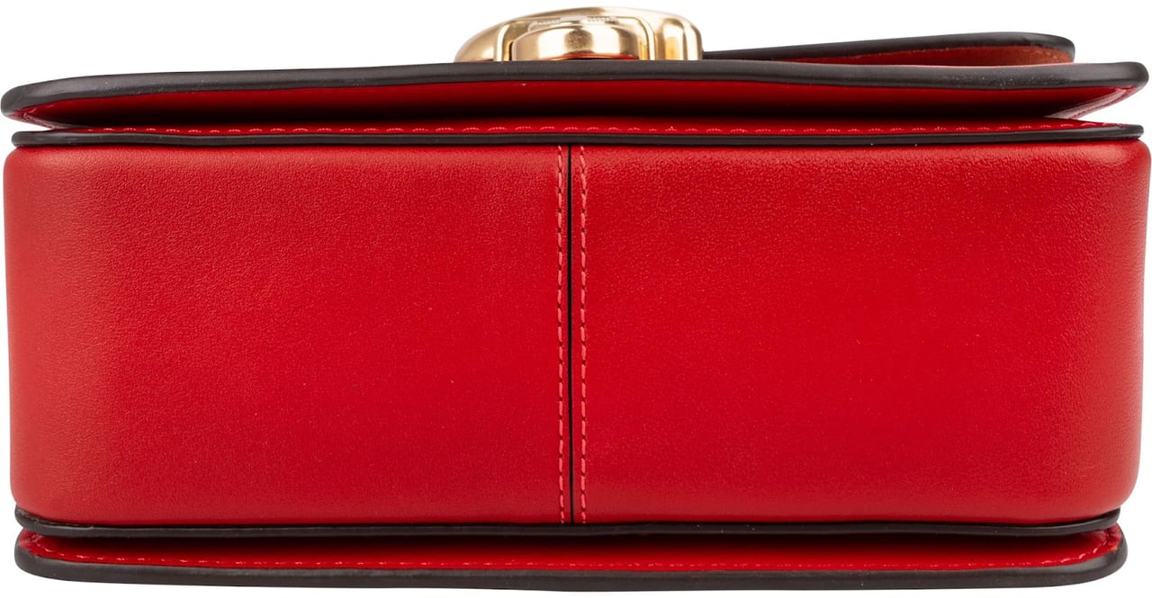 Coach Red Leather Studio Shoulder Crossbody Bag Rood