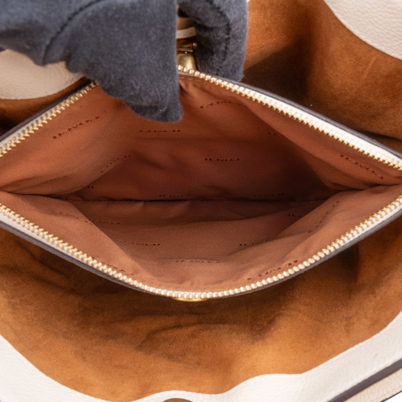 Coach Polished Pebble Leather Willow Bucket Crossbody Shoulder Bag Wit