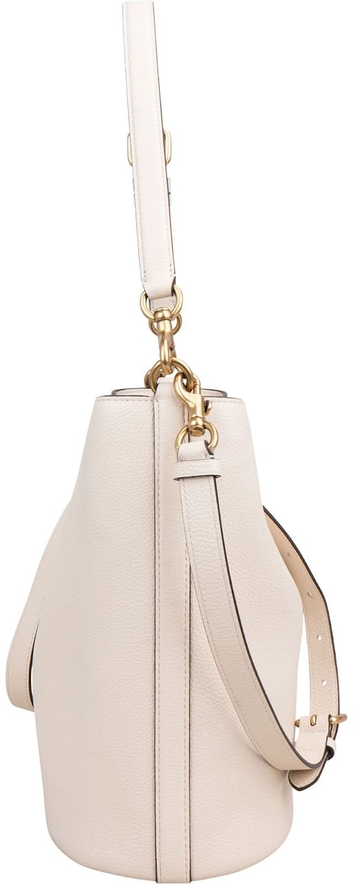 Coach Polished Pebble Leather Willow Bucket Crossbody Shoulder Bag Wit