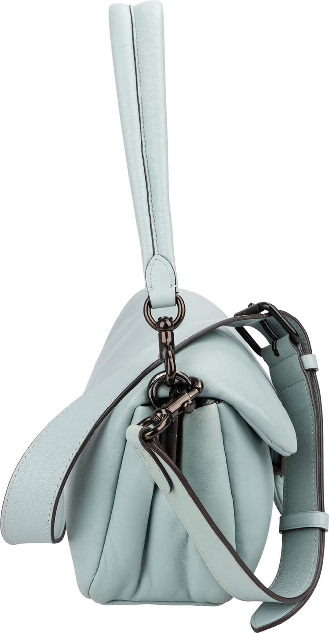 Coach Soft Leather Pillow Tabby 26 Shoulder Crossbody Bag Lichtblauw