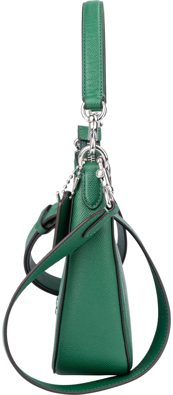 Coach Coach Green Leather Hobo Shoulder Bag Groen