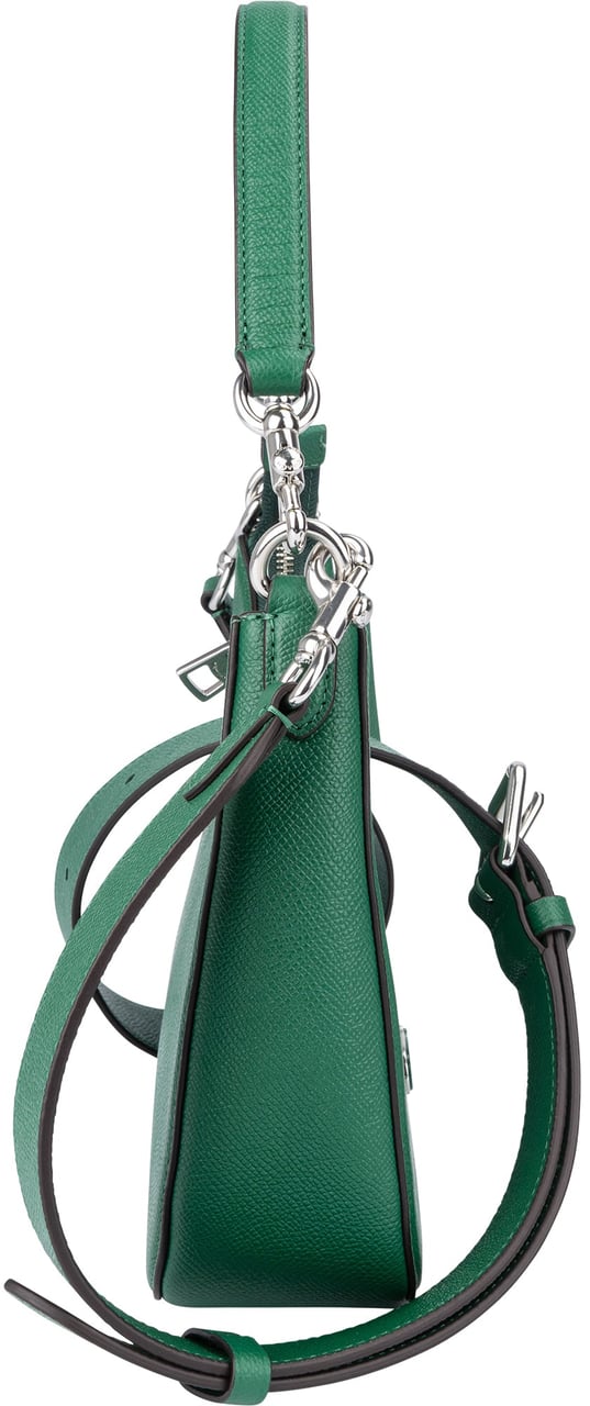 Coach Coach Green Leather Hobo Shoulder Bag Groen