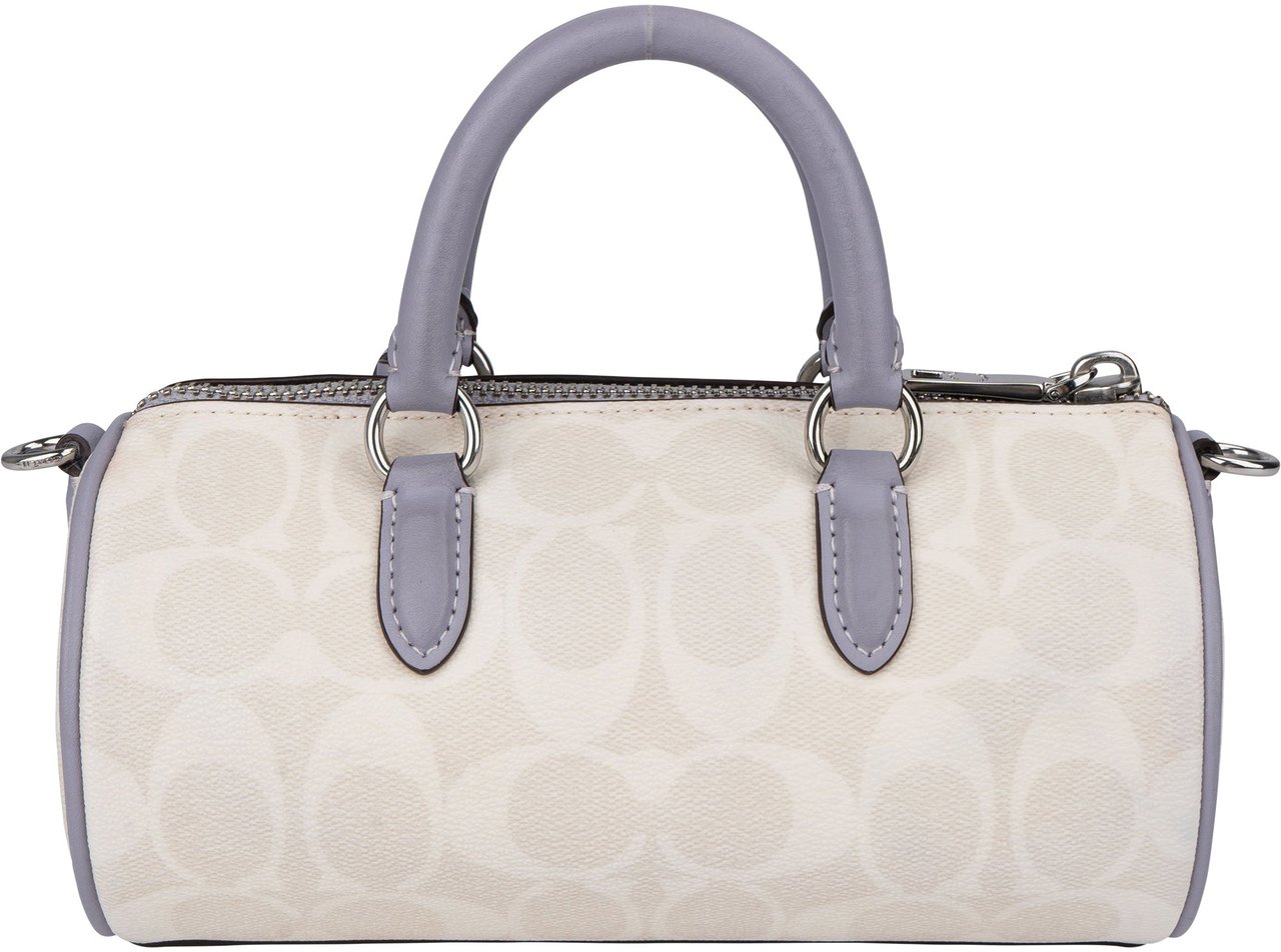 Coach Coach Monogram Mini Lacey Handbag Wit