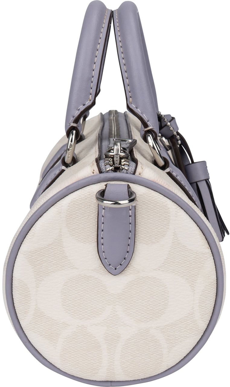 Coach Coach Monogram Mini Lacey Handbag Wit