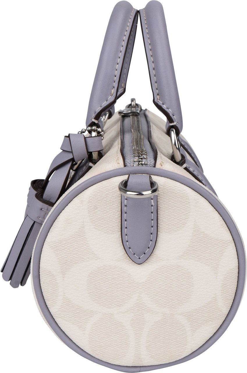 Coach Coach Monogram Mini Lacey Handbag Wit
