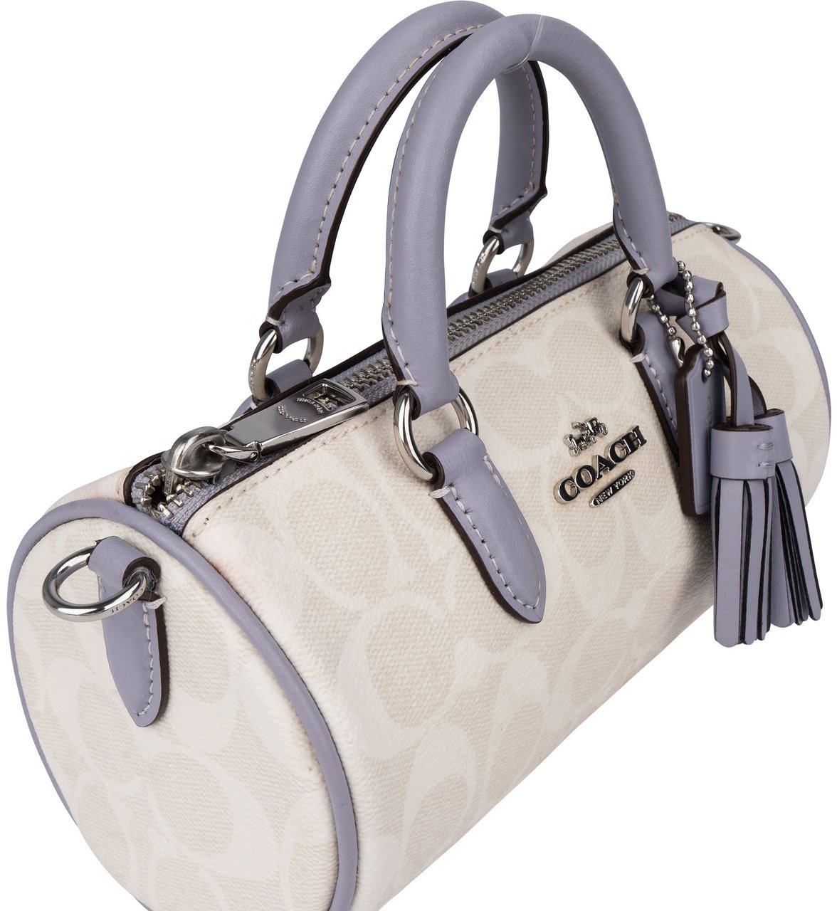 Coach Coach Monogram Mini Lacey Handbag Wit