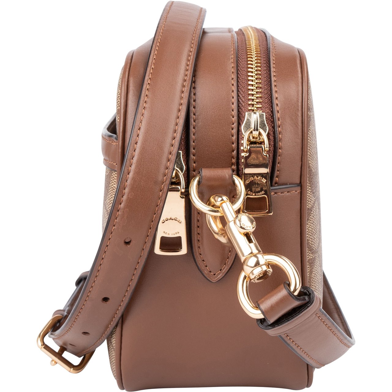 Coach Coach Monogram Jamie Camera Crossbody Bag Bruin
