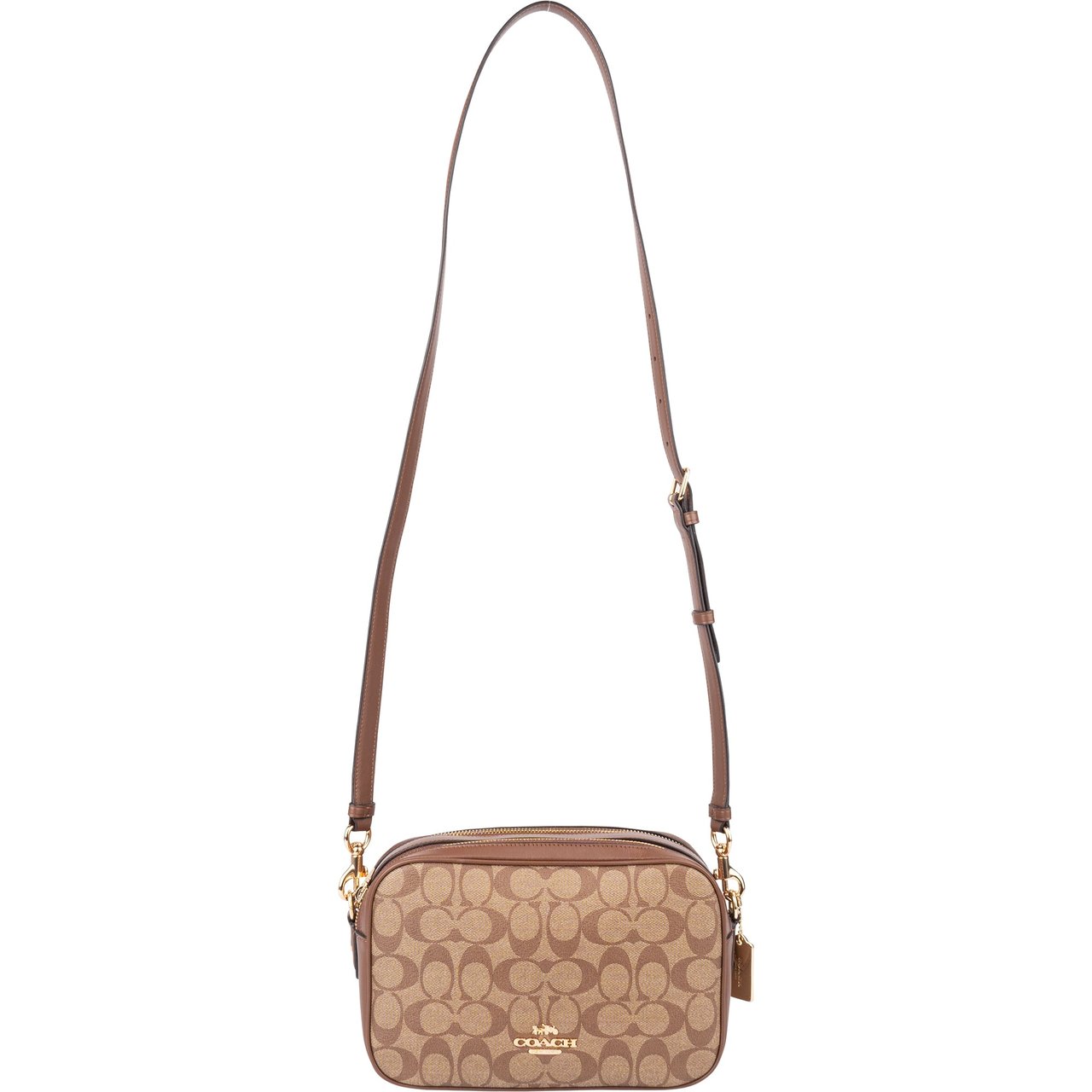 Coach Coach Monogram Jamie Camera Crossbody Bag Bruin