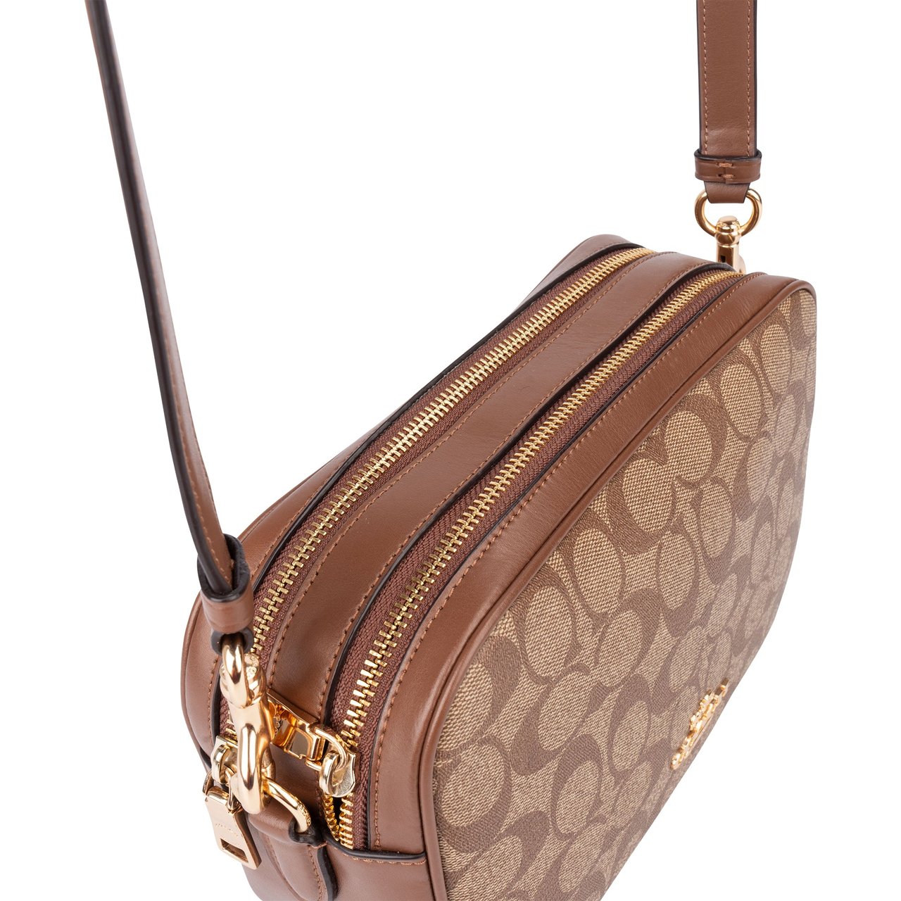 Coach Coach Monogram Jamie Camera Crossbody Bag Bruin