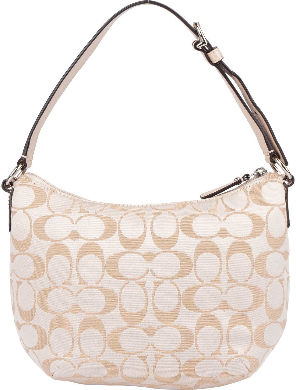 Coach Coach Monogram Kristian Shoulder Bag Beige