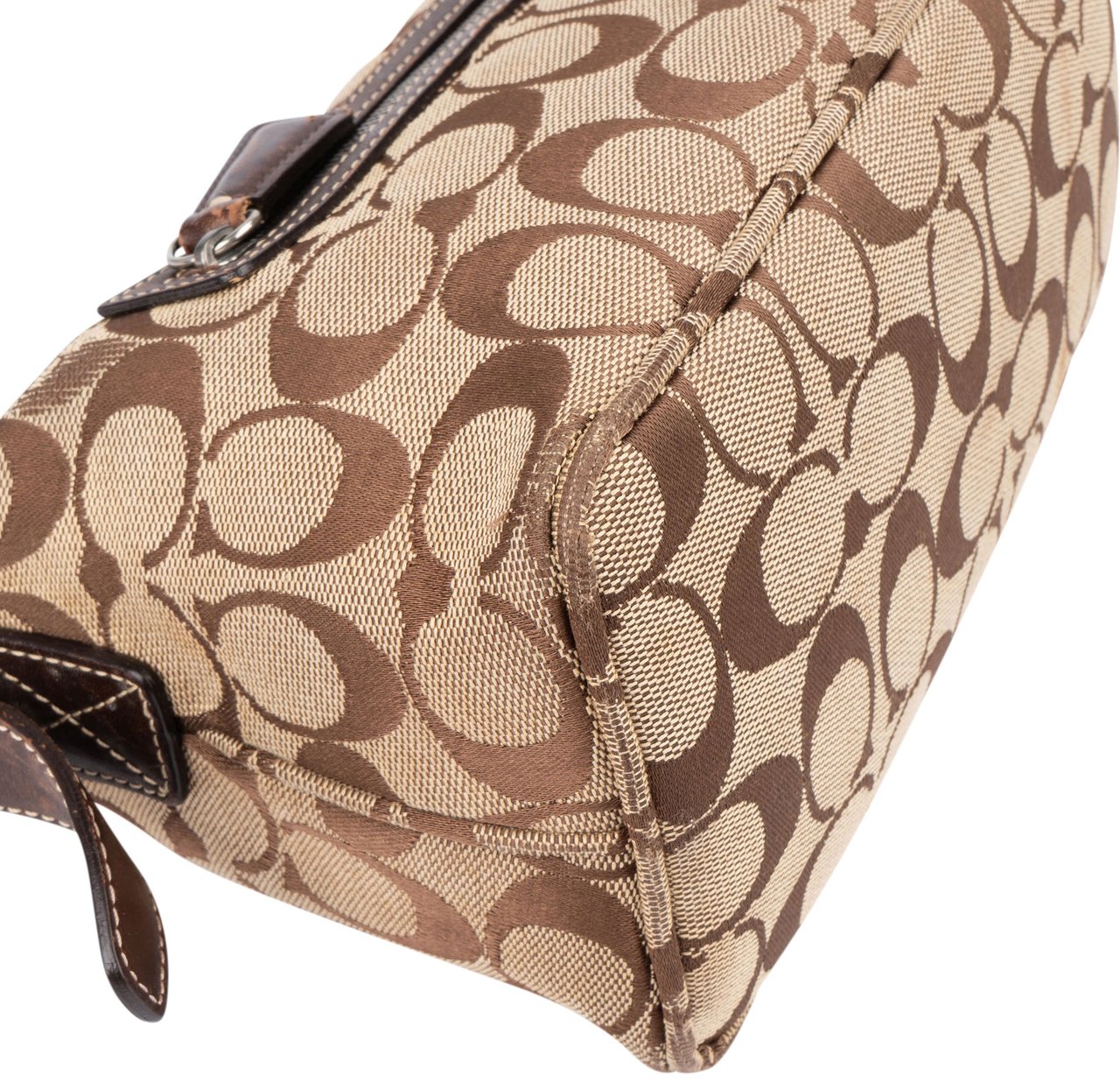 Coach Coach Monogram Mini Handbag Bruin