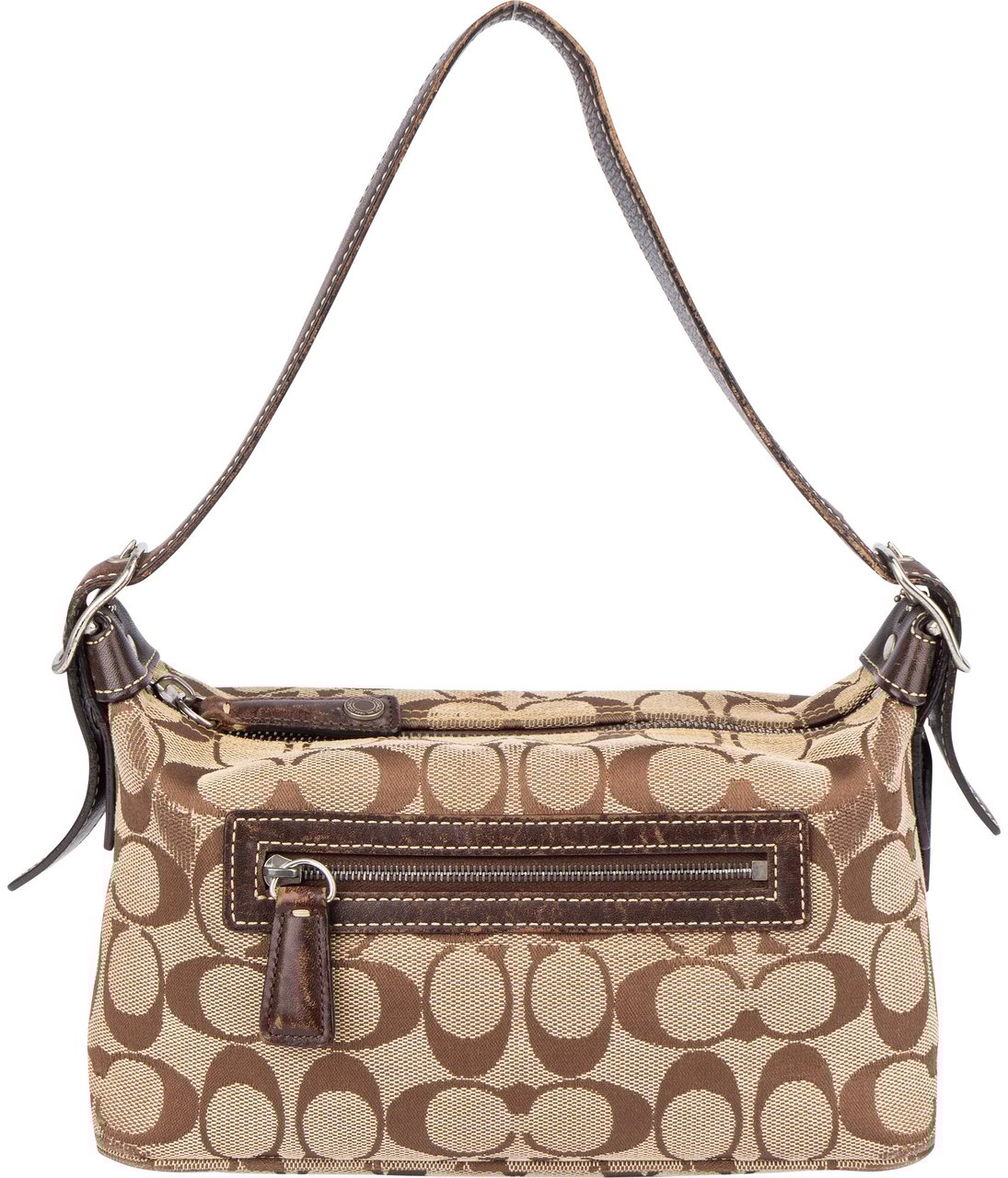 Coach Coach Monogram Mini Handbag Bruin