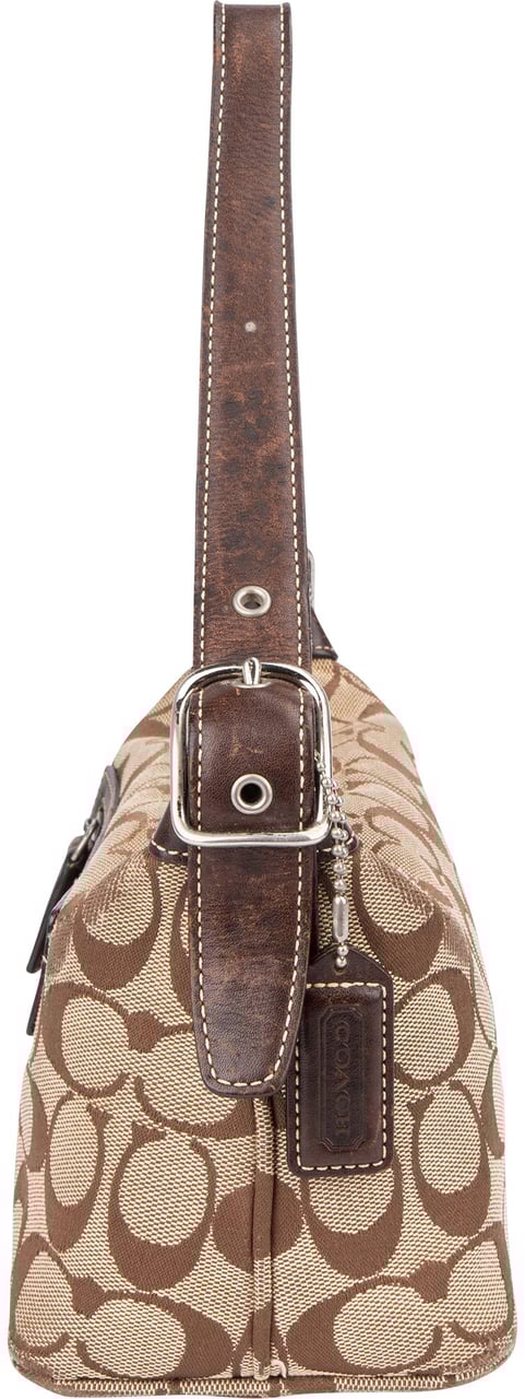 Coach Coach Monogram Mini Handbag Bruin