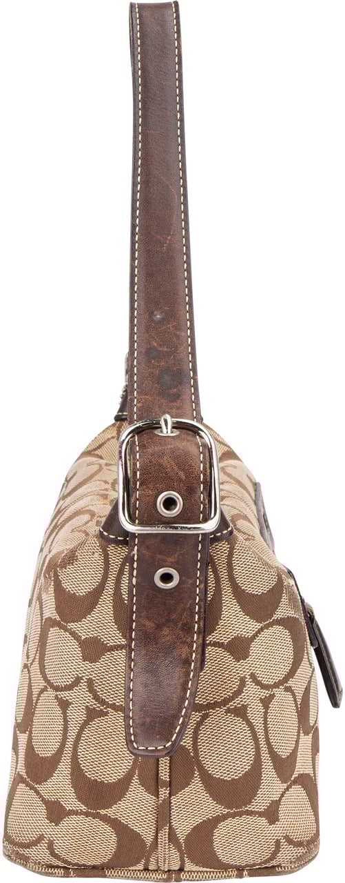 Coach Coach Monogram Mini Handbag Bruin