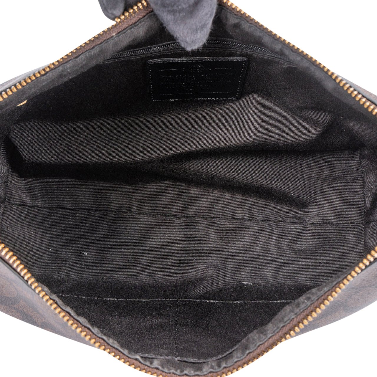 Coach Coach Canvas Monogram Handbag Bruin