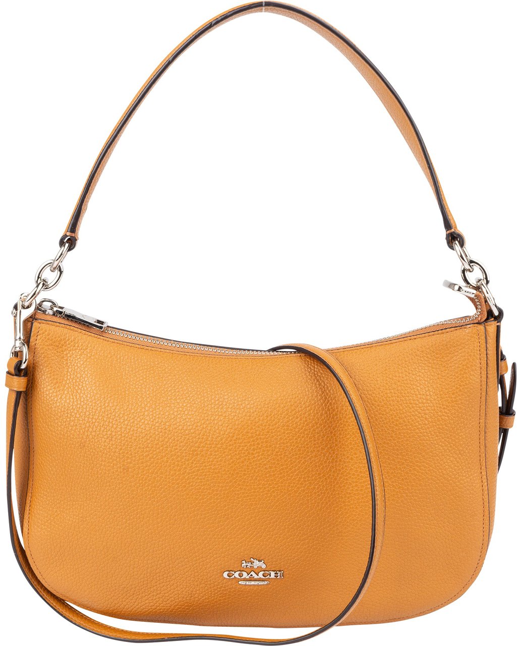 Coach Coach Brown Leather Chelsea Shoulder Bag Bruin