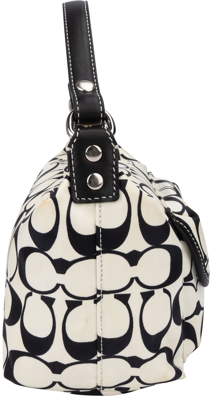 Coach Coach Monogram Mini Handbag Wit