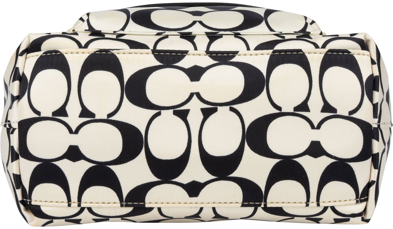 Coach Coach Monogram Mini Handbag Wit