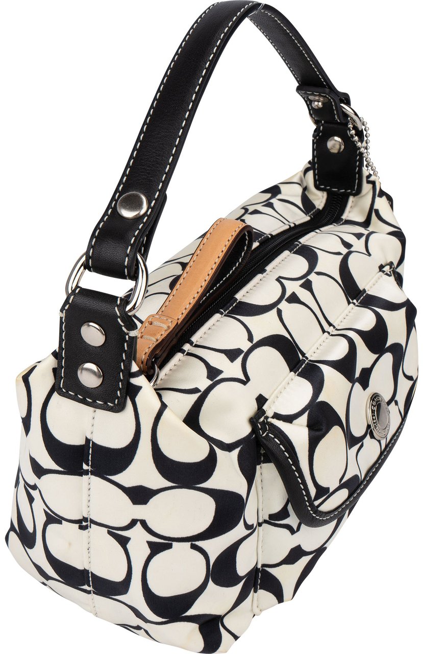 Coach Coach Monogram Mini Handbag Wit