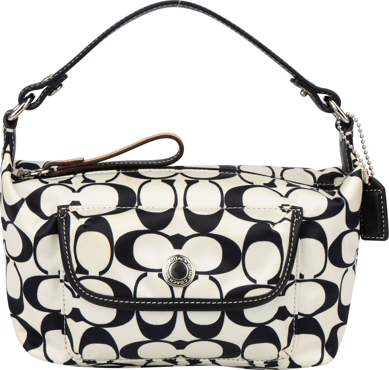 Coach Coach Monogram Mini Handbag Wit