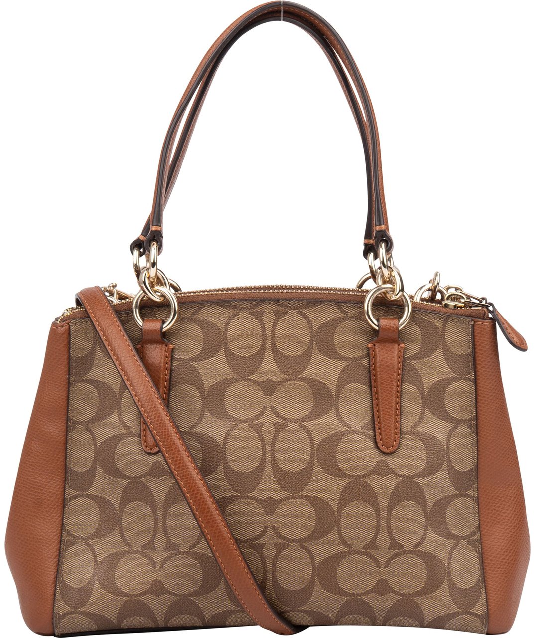 Coach Coach Monogram Christie Handbag Bruin