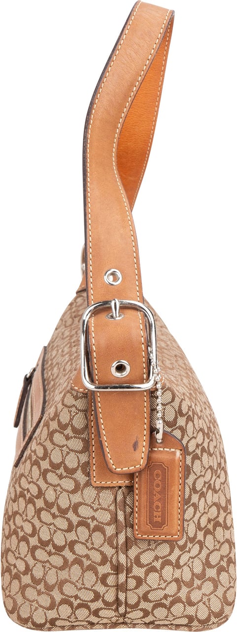 Coach Coach Classic Monogram Mini Handbag Bruin