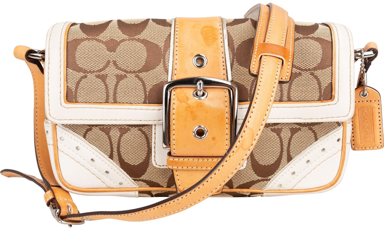 Coach Coach Monogram Soho Crossbody Bag Bruin