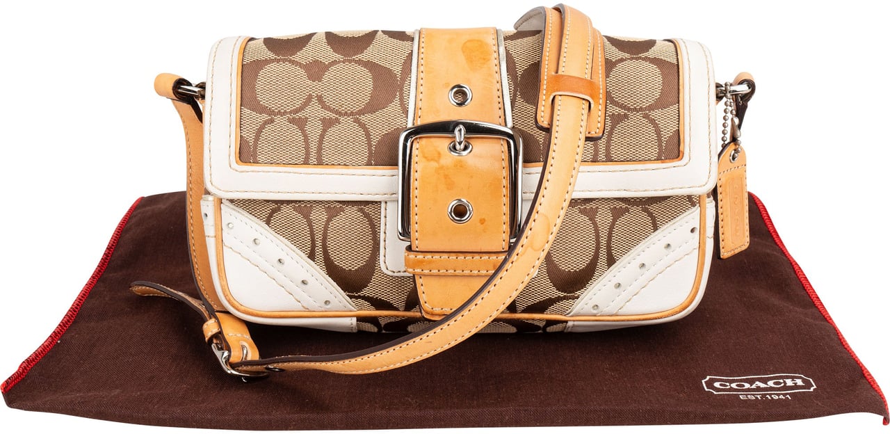 Coach Coach Monogram Soho Crossbody Bag Bruin