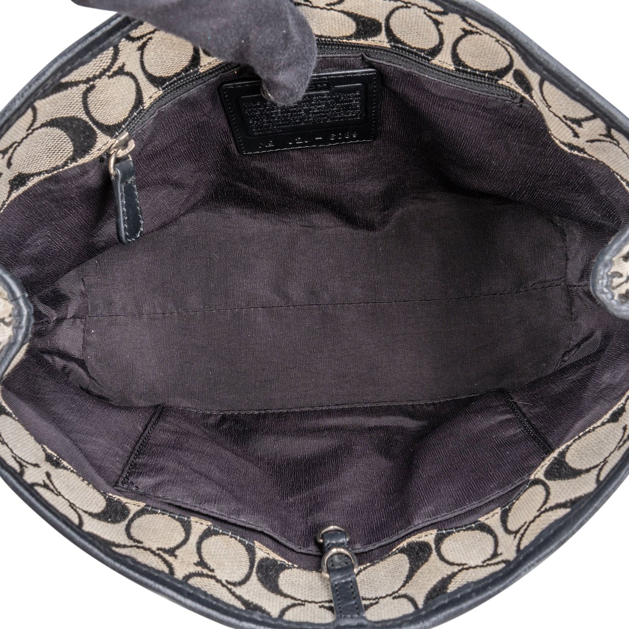 Coach Coach Classic Monogram City Handbag Zwart