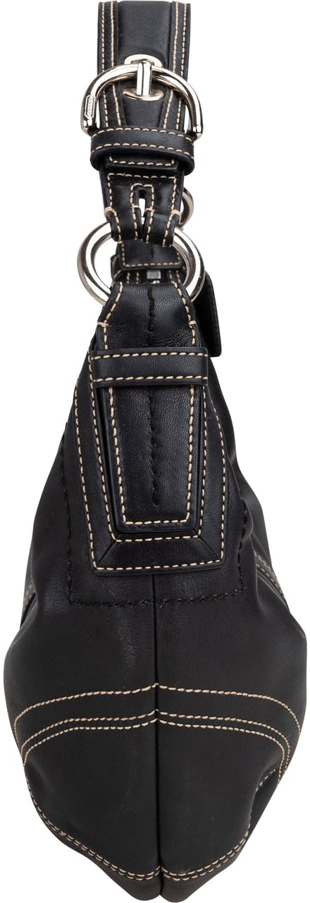 Coach Coach Classic Leather Hobo Bag Zwart