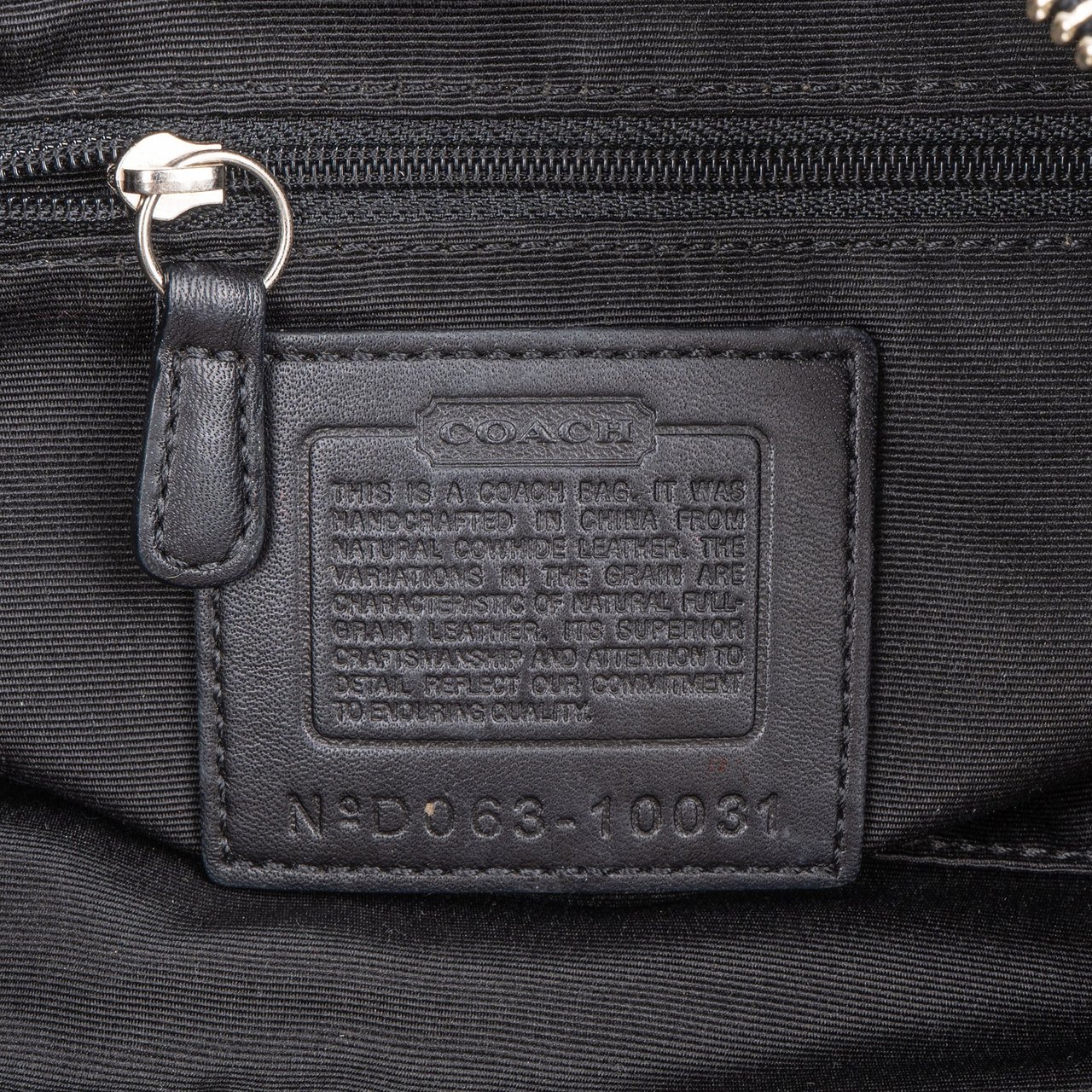 Coach Coach Classic Leather Hobo Bag Zwart