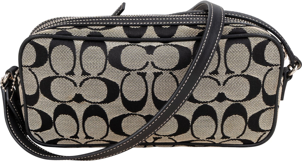 Coach Coach Monogram Crossbody Bag Zwart