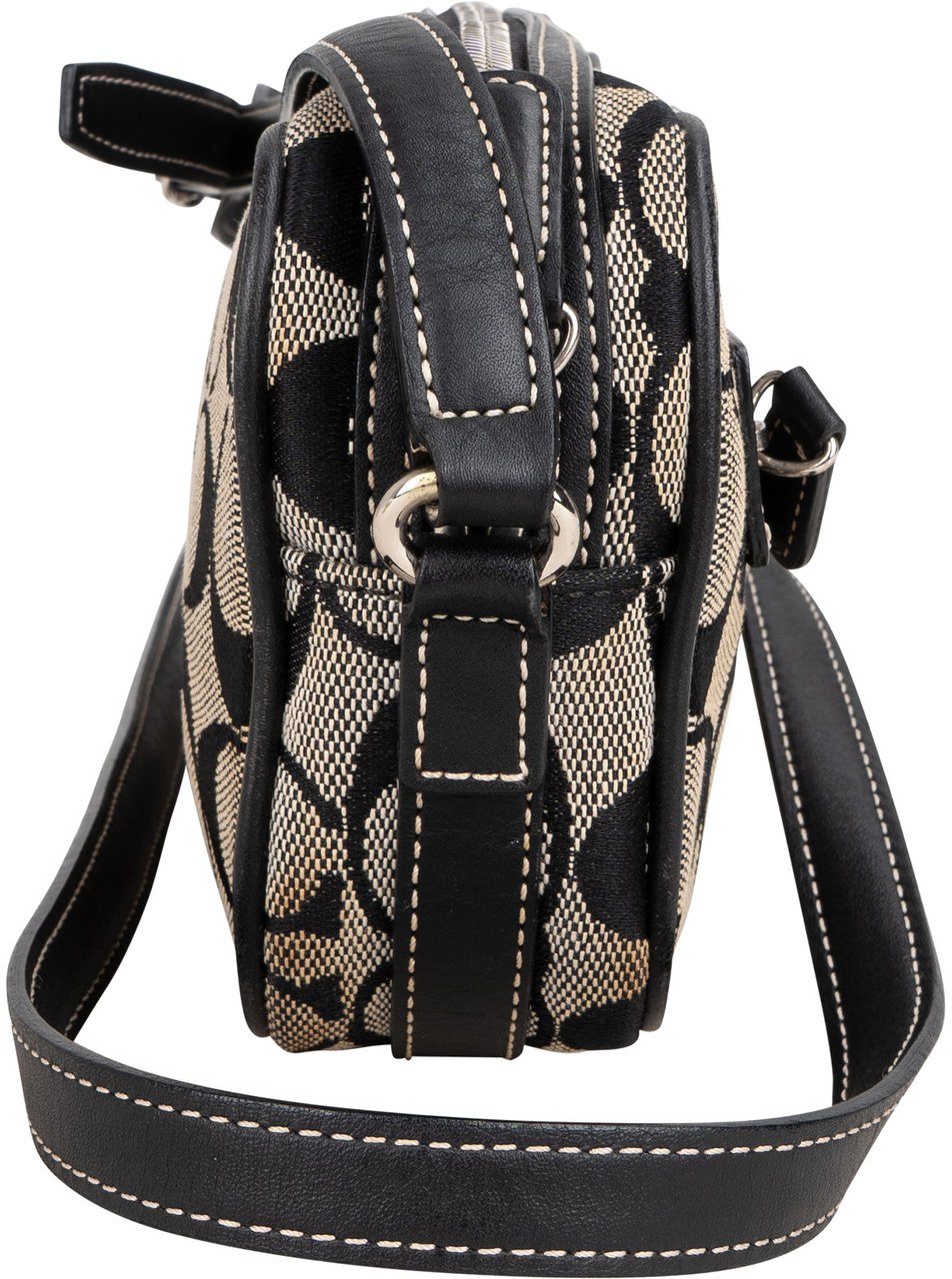 Coach Coach Monogram Crossbody Bag Zwart